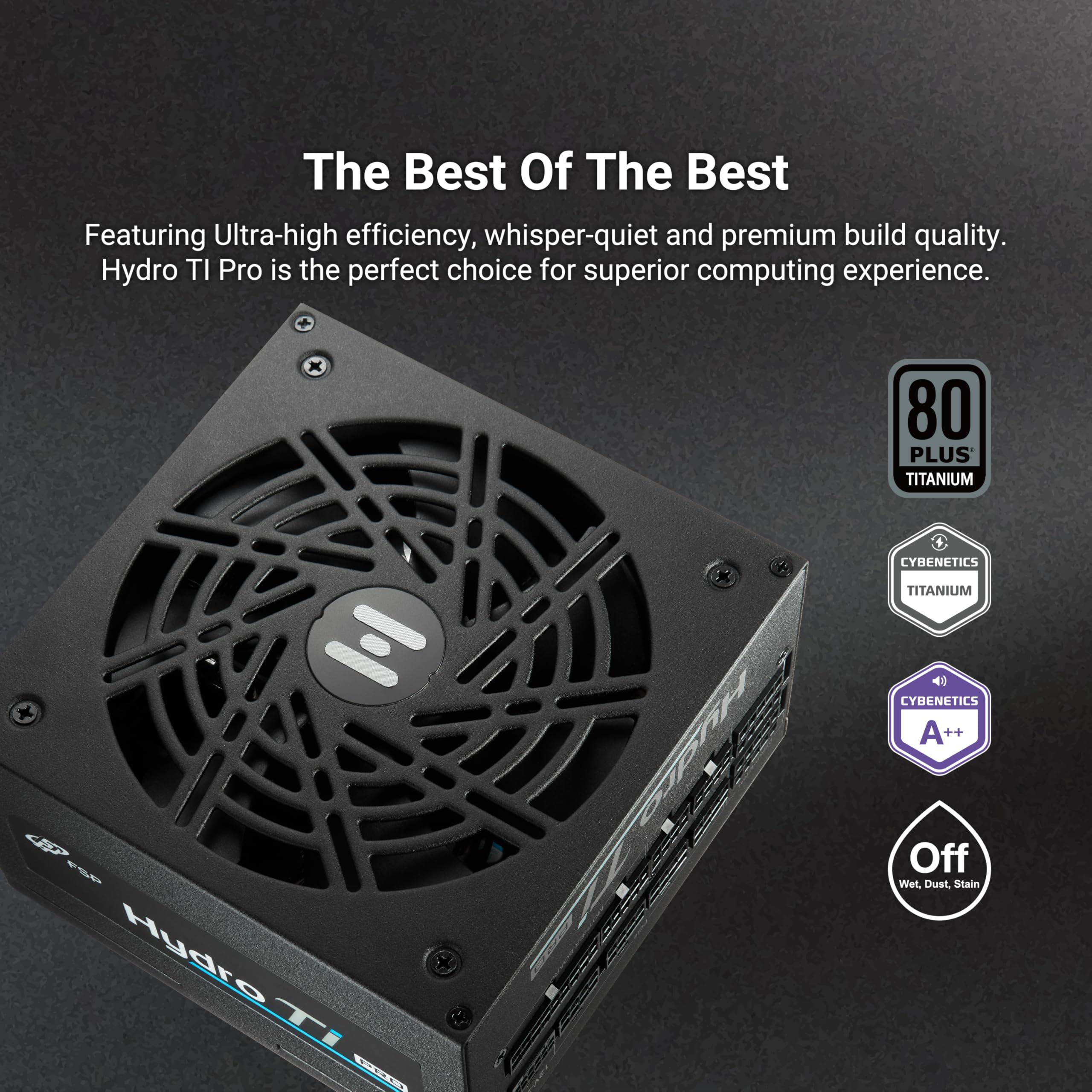 Amazon | FSP Hydro Ti PRO 1000W 電源、ATX3.1 PCIe 5.1 対応、80